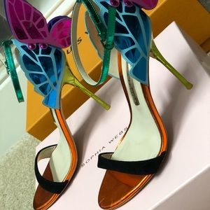 Sophia Webster Chiara sandal purple & Teal